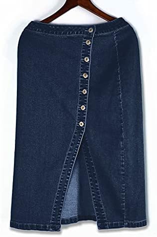 Saias de jeans de Narhbrg para feminino de snaia de jeans de jeans de jeans de jea