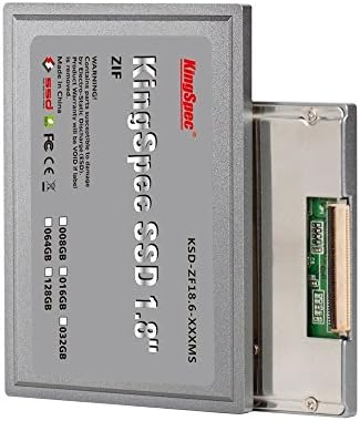 Kingspec 64GB 1,8 ZIF SSD, 40 pinos de unidade de estado sólido com SM2236 Controller