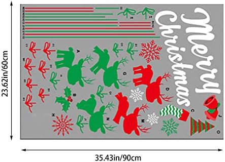 Adesivos de natal adesivos de festa de férias para bagagem de computador artigos de papelaria cartões de presente tags de presente decorações de natal decalques de parede de quarto adesivos para mulheres