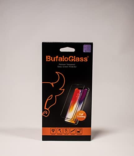 Bufaloglass Obturador à prova de iPhone13 / 13 Protetor de tela temperado compatível com iPhone 13/13 Pro, bolhas sem bolhas, anti-arranha