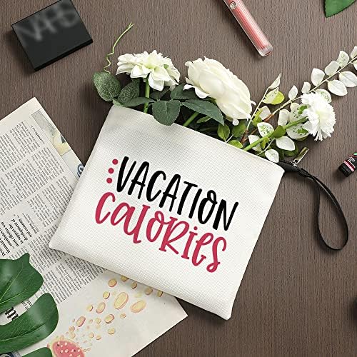 Presentes de viajantes exclusivos para o amante de viagens Make Up Bag Bag Cosmetic for Women Vacation Essentials Férias devem