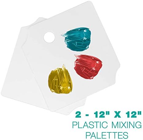 Loja personalizada 12 x 12 Placa de mistura de plástico de preenchimento de autoborpo com 4 polegadas Spreaders de preenchimento