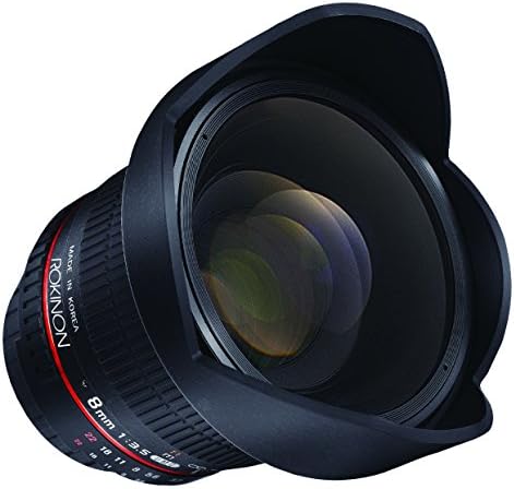 Rokinon Fe8m-Nex 8mm f/3.5 Lente Fisheye para câmeras de montagem eletrônica da Sony, preto