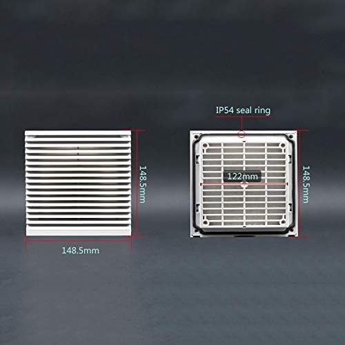 sem-logo wjtyd 148.5148.528 mm Filtro de escape, filtro do ventilador do gabinete, obturador de ventilação, filtro de ar para ventilador de 120 mm